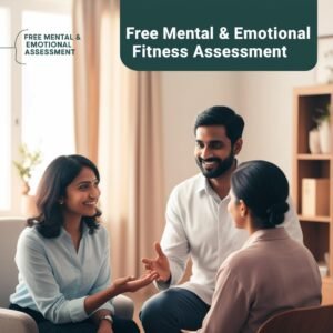 dipicting free mental and emotional fitness assement page